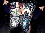 Knee Tattoos
