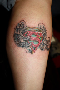 Superman Wings Tattoo